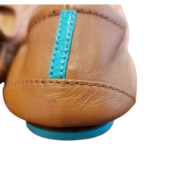 Tieks by Gavrieli Chestnut Brown Leather Slip On Ballet Flats Size 7 Classic - Picture 7 of 14